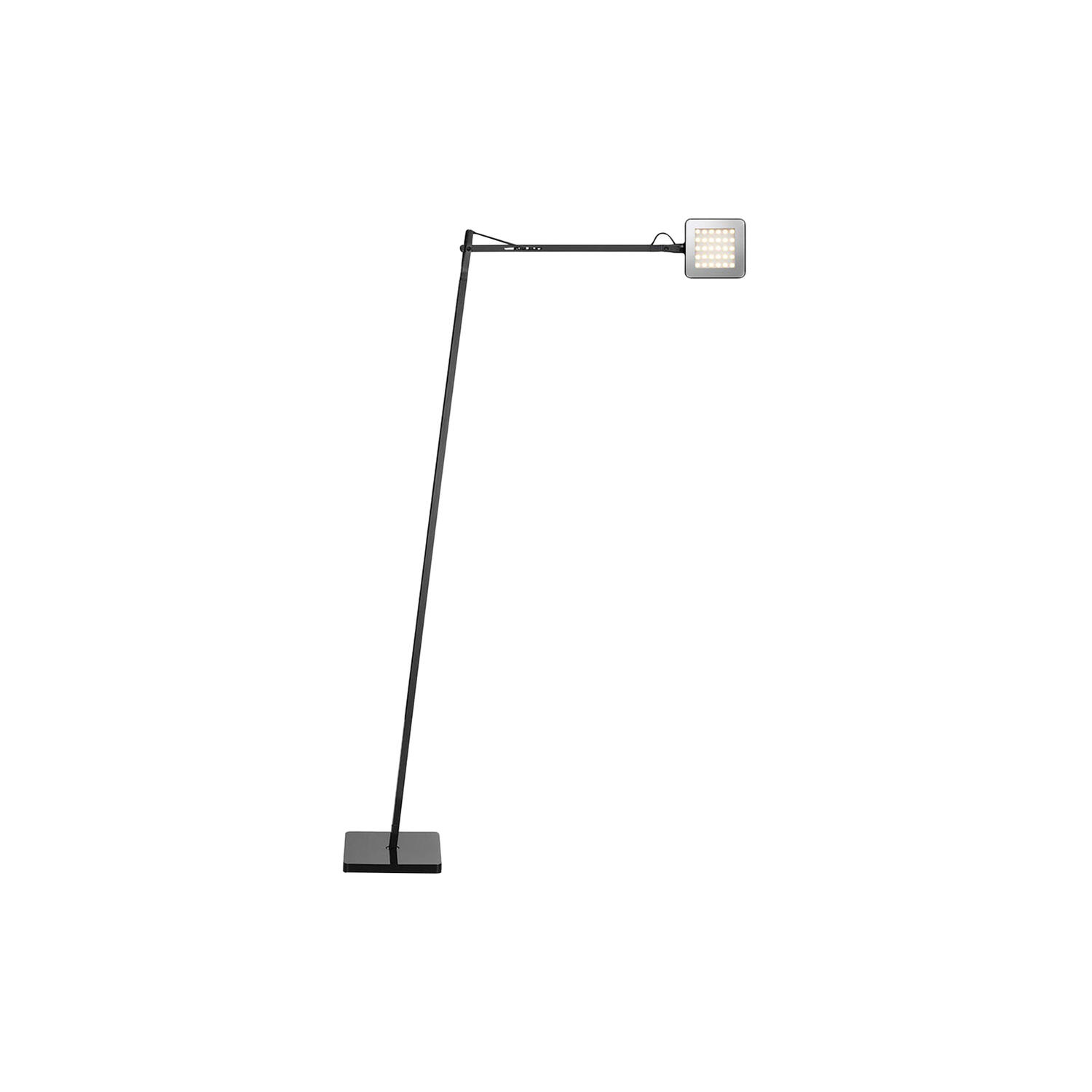 Kelvin LED F gulvlampe, sort
