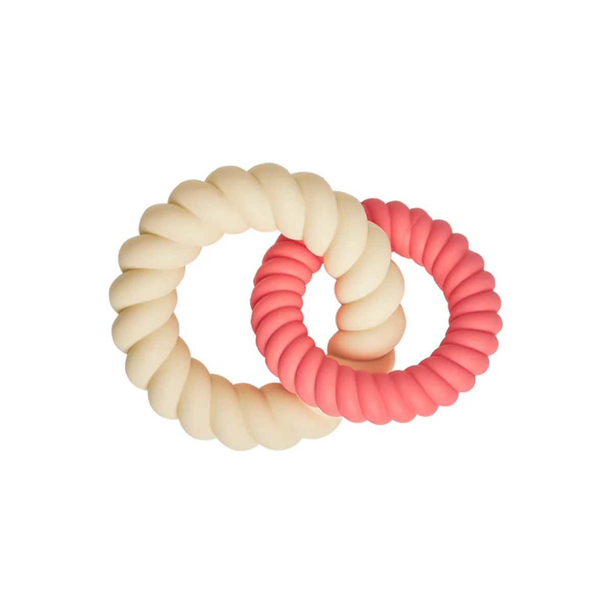OYOY Mini - Mellow Beißring, cherry red / vanilla