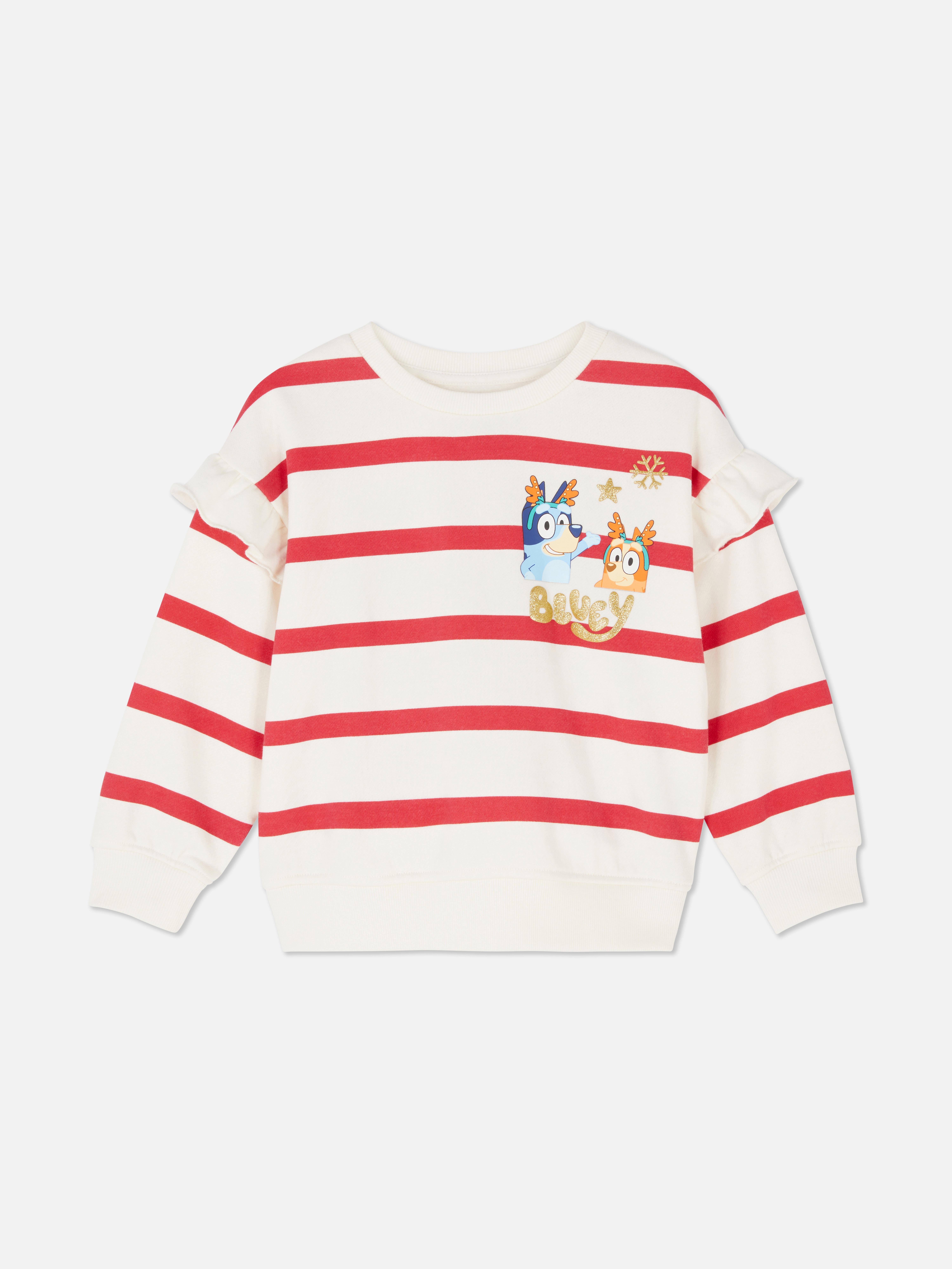 1.5-7yrs | Bluey Ruffle Sweatshirt