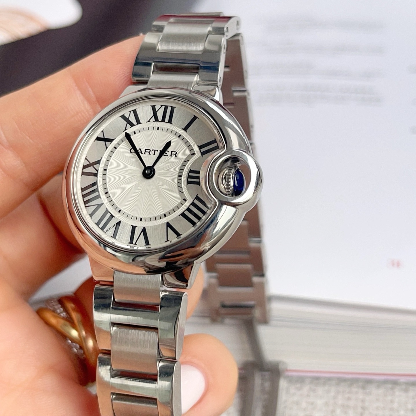 Cartier Ballon Bleu de Cartier Stainless Steel Watch -17