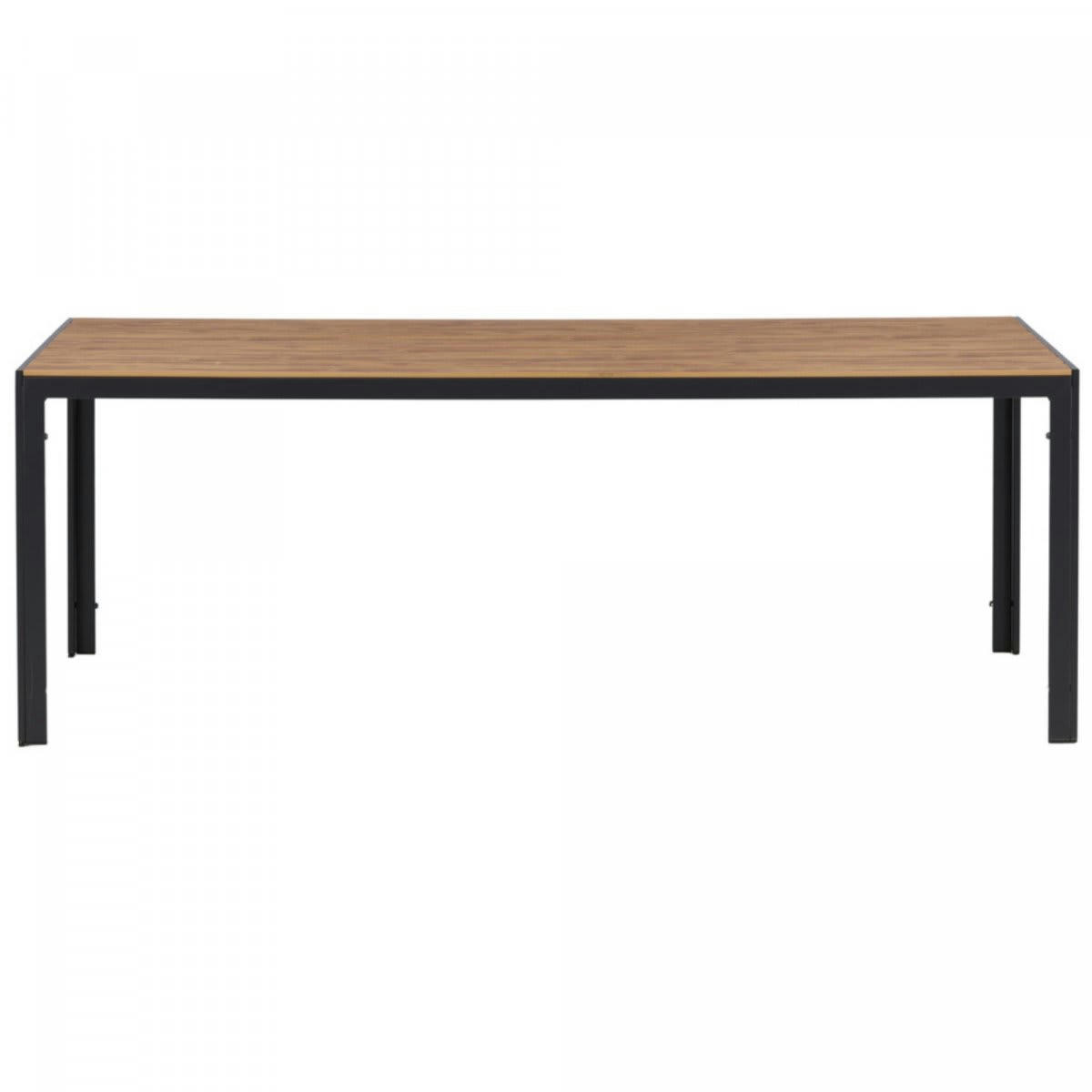 POSTALA - Table de jardin 205x90cm effet bois