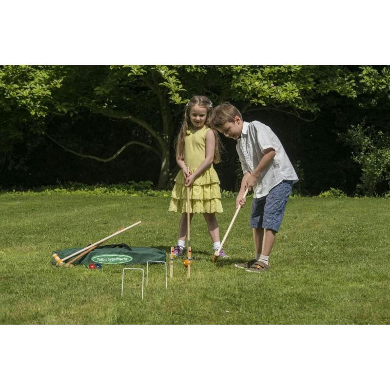 - Set de croquet enfant en bois