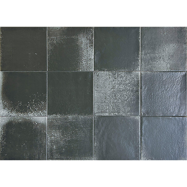 Carrelage Mural Premium Beret Coal Série 12x12cm