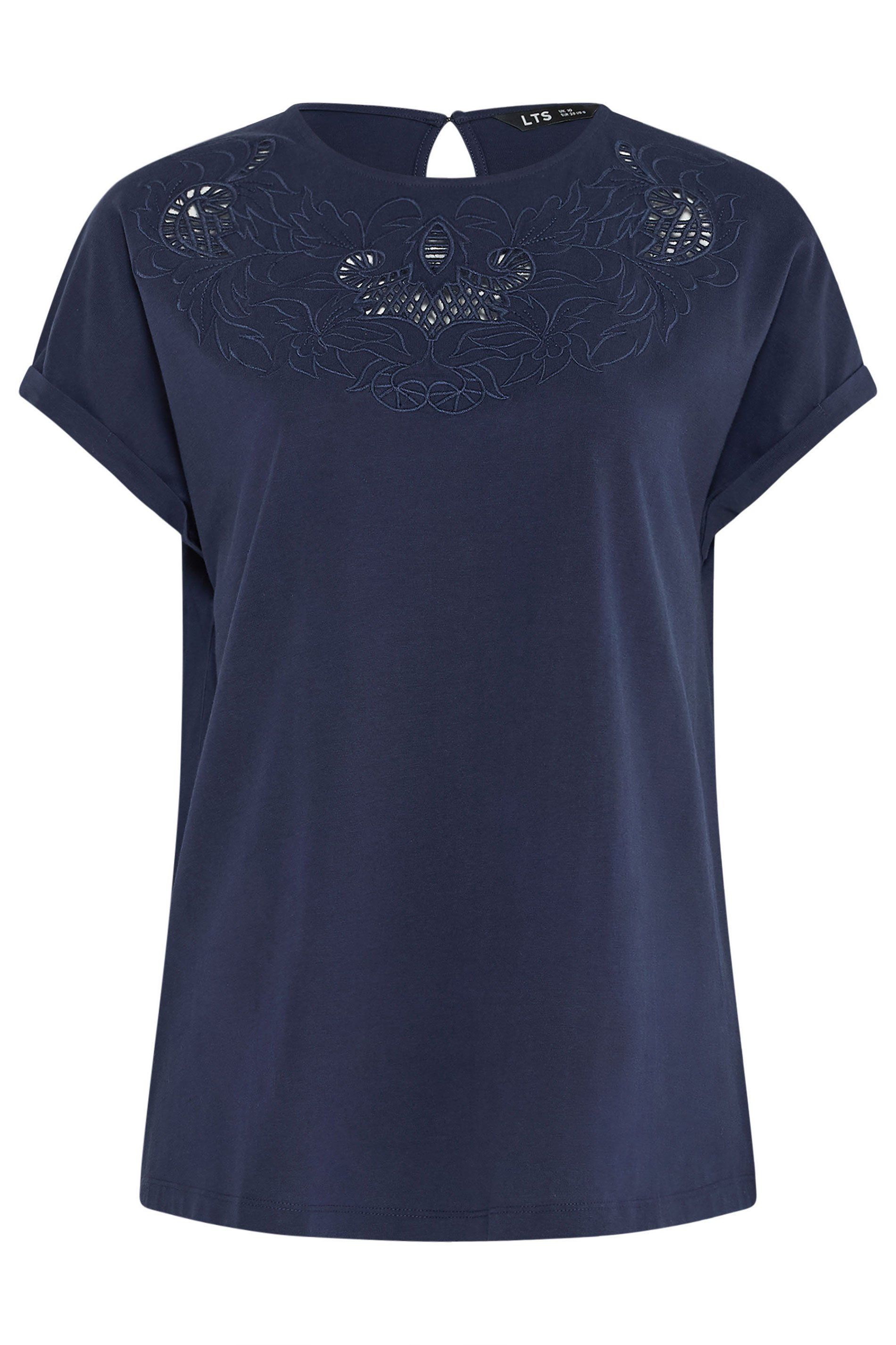Long Tall Sally Tall Embroidered Short Sleeve T-Shirt