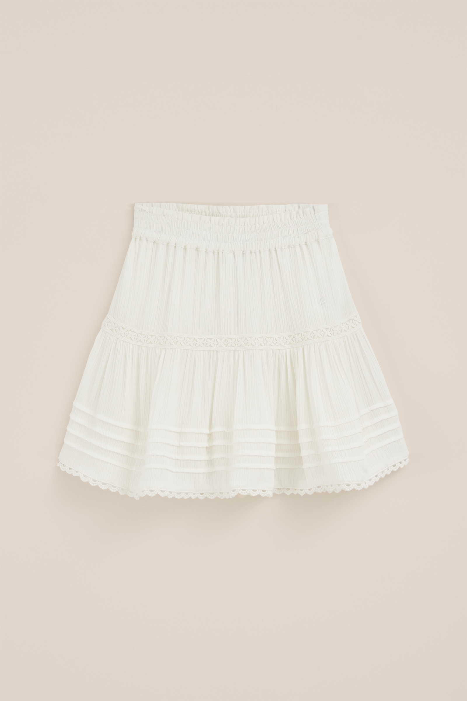 Meisjes skort met embroideries