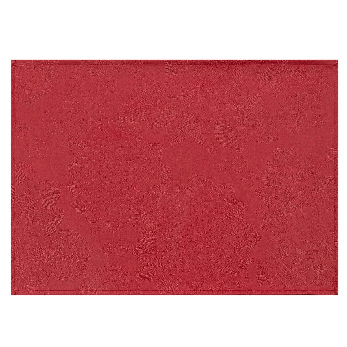 MARIE-GALANTE - Set de table en coton flamboyant 52 x 38