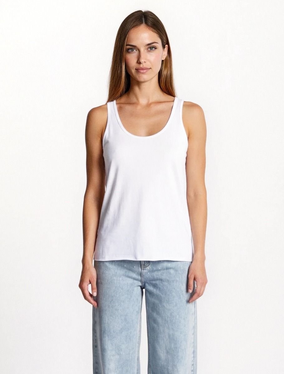 Αμάνικη βαμβακερή μπλούζα