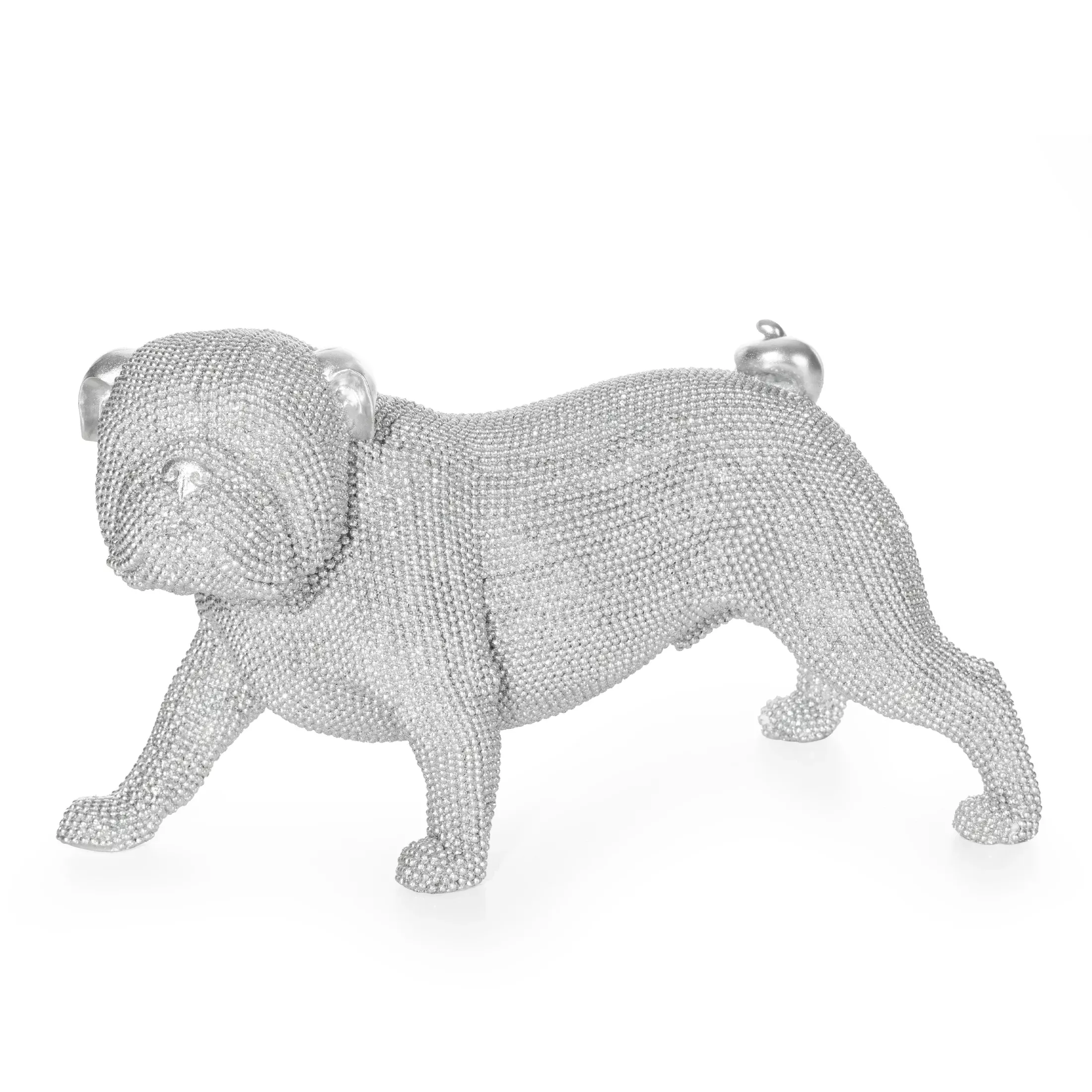 Figurka srebrna pieso drobnym strukturalnym wzorze 28x14x17cm ELDO 1
