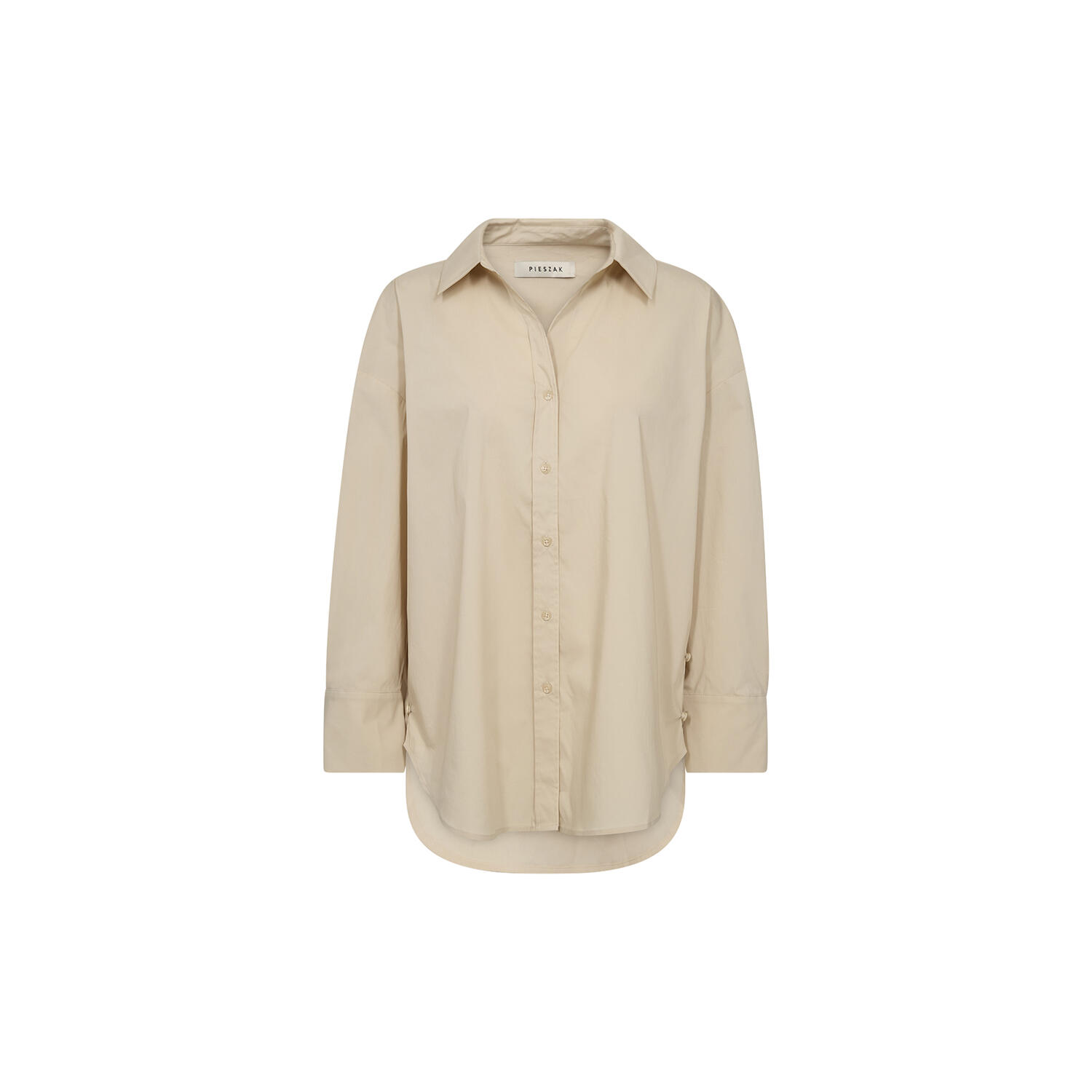 PD-Nyla Poplin Shirt, oyster white