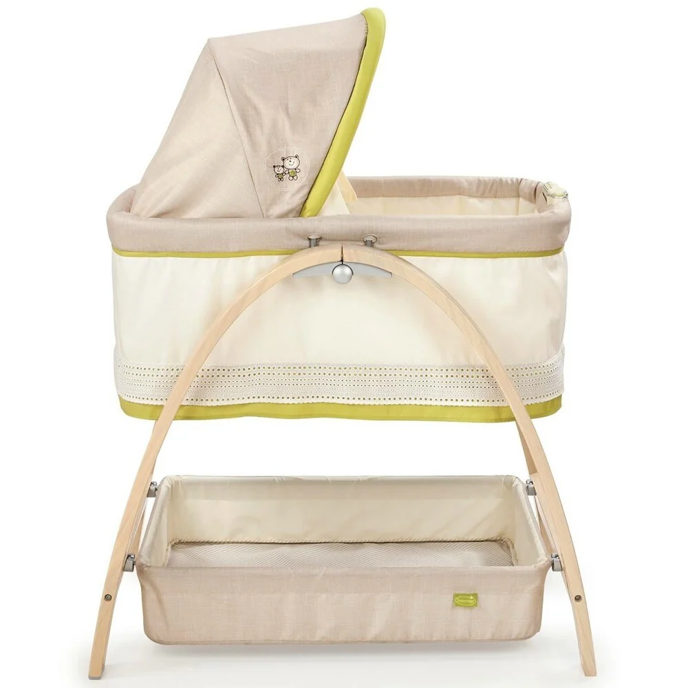 Summer Infant Bentwood Bassinet with Motion Bear Buddies