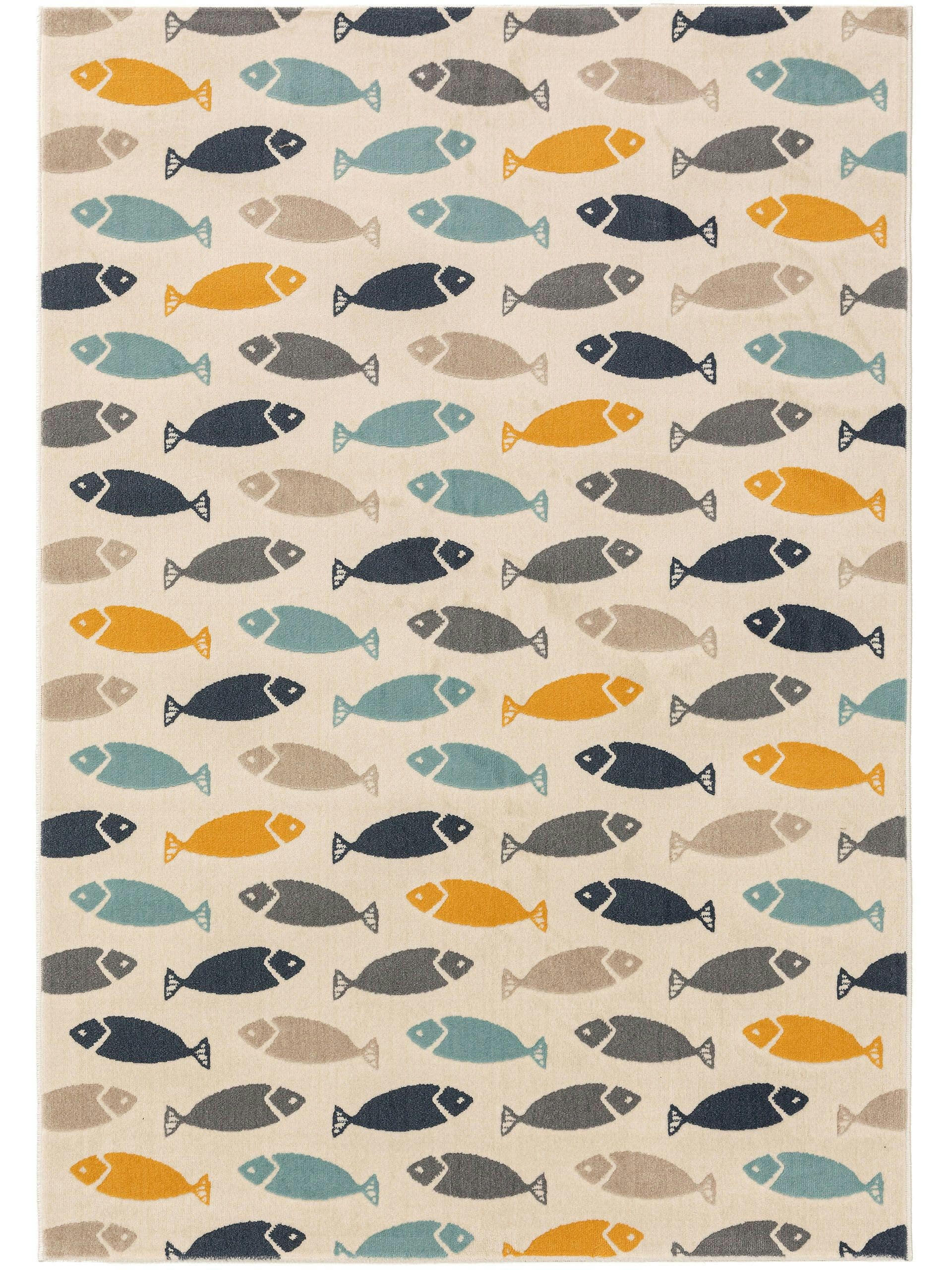 FABIUS - Tapis enfant multicouleur 80x150