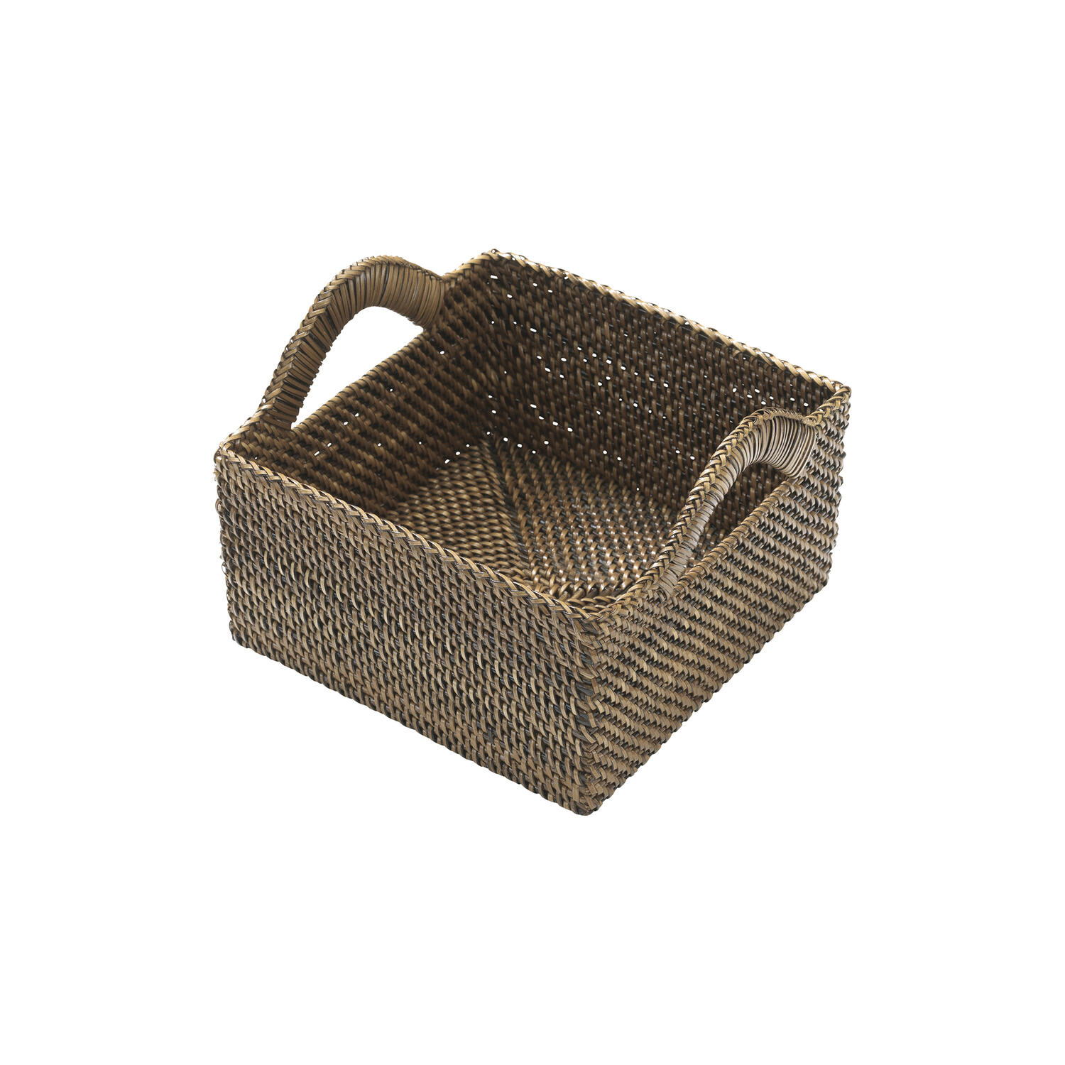 Brødkurv kvadrat, brun