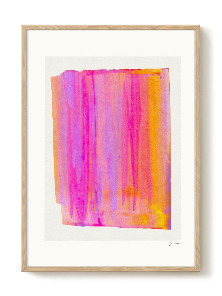 Zoe - Sunset Hues - PSTR studio Kunst Poster