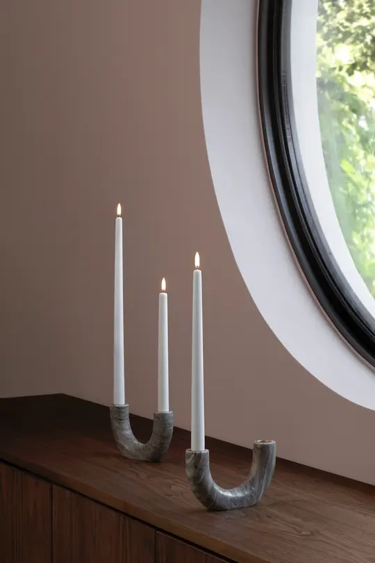LED-Kerze 2er-Set Nordic-Led