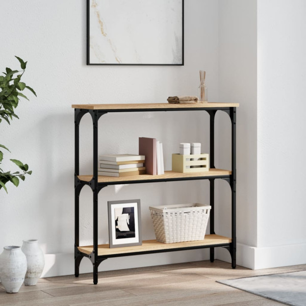 VidaXL Brąz 75 x 22.5 x 75 cm Materiał drewnopochodny