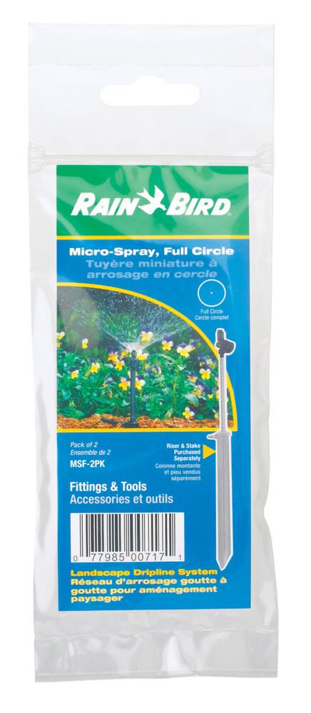 Rain Bird Full Circle Pattern Threaded Micro-Spray, 2-pk