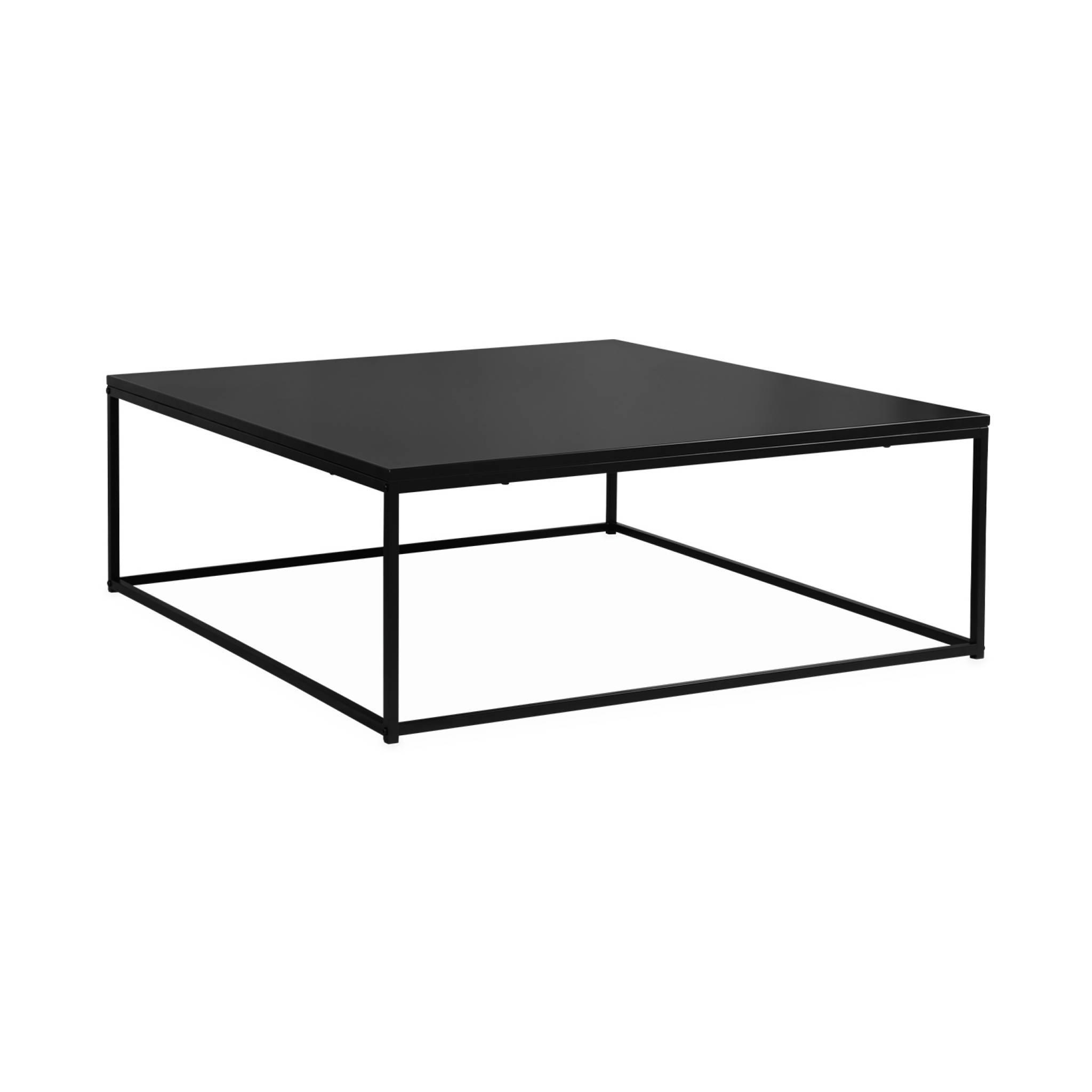 INDUSTRIELLE - Table basse, design industriel, structure métal