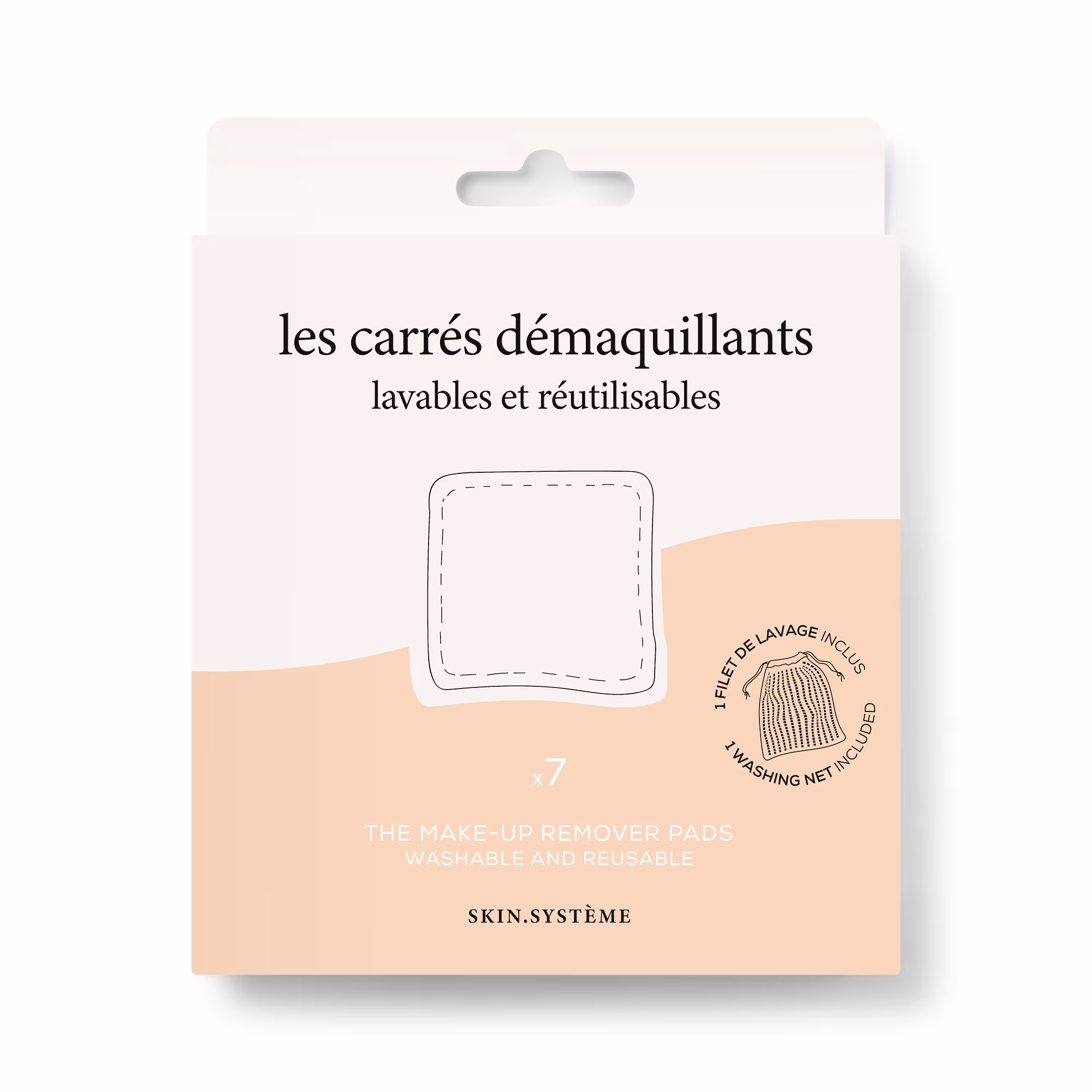 SKIN SYSTÈMELes carrés démaquillants lavables et réutilisables?