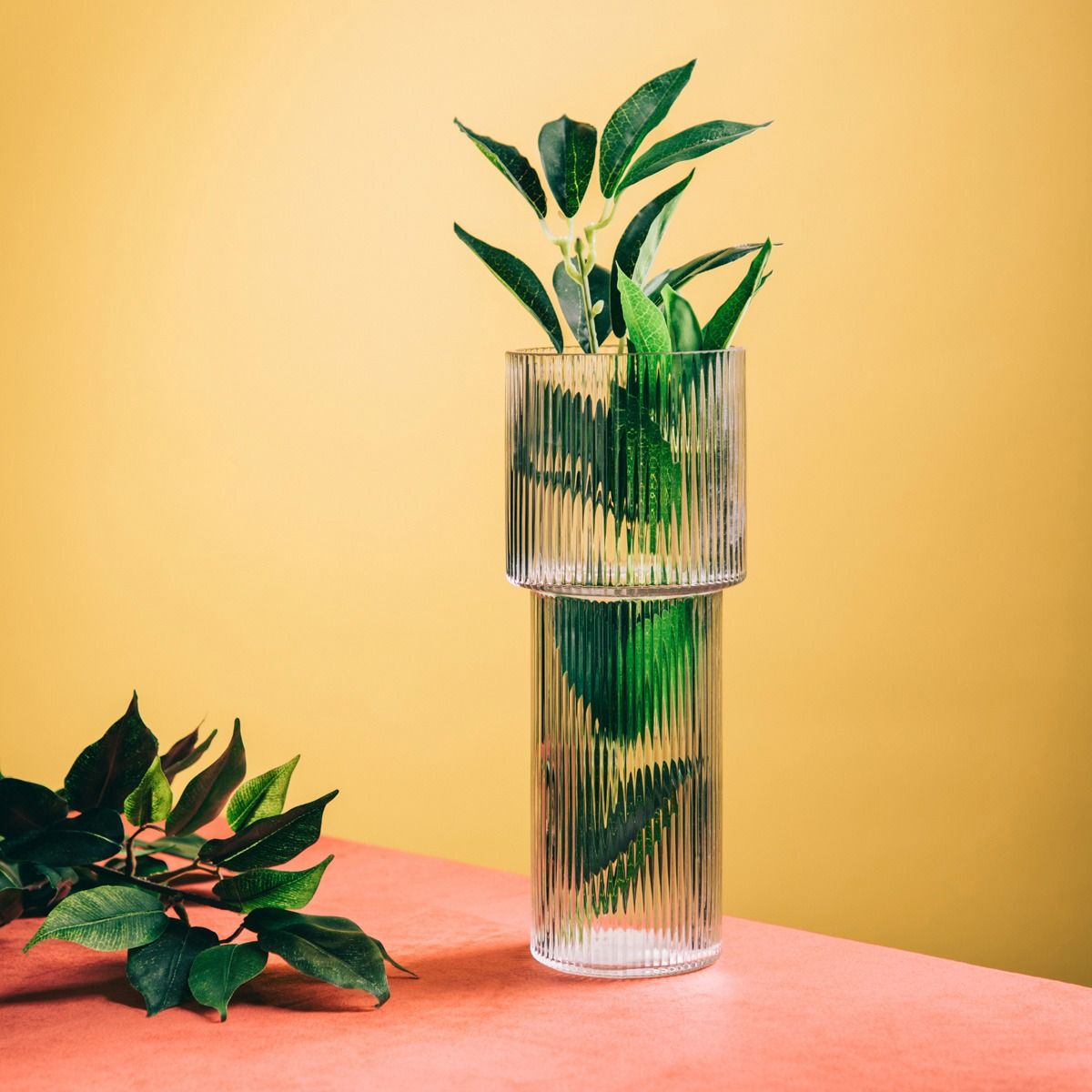 Wazon LIMPID szklany transparentny 24 cm