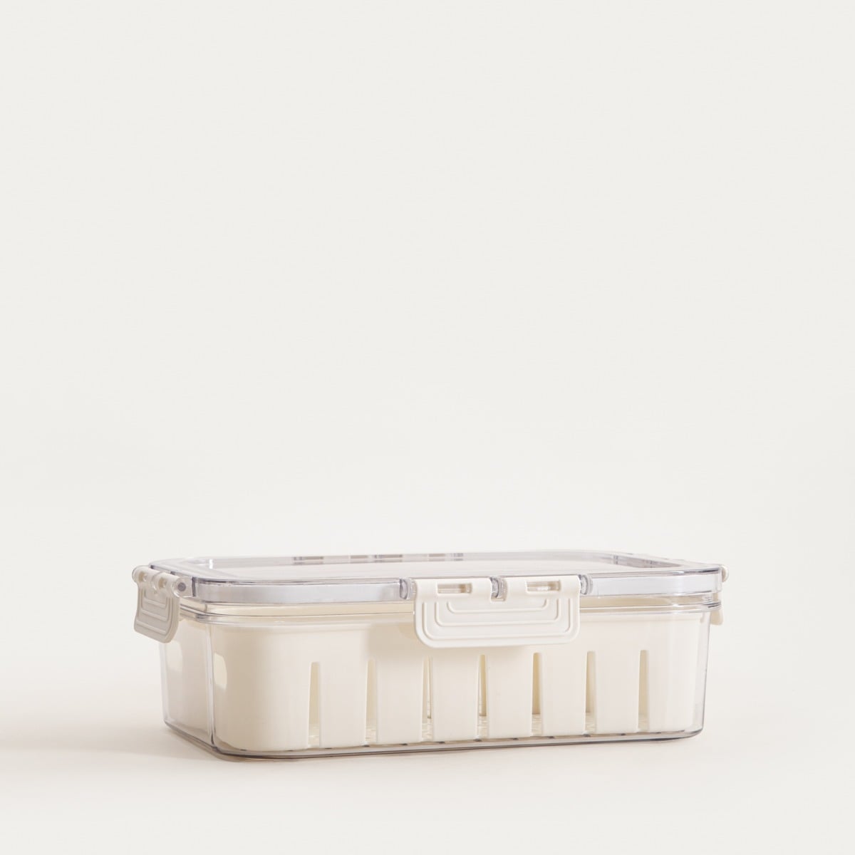 Pojemnik plastikowy GASPARI z koszykami prostokątny 24x17x7cm