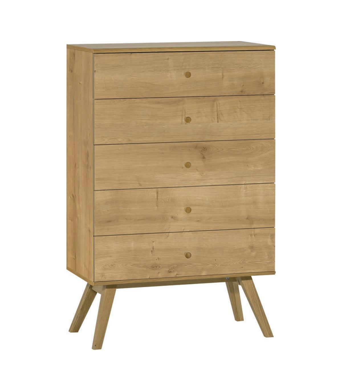 NATURE - Commode 5 tiroirs L75 cm
