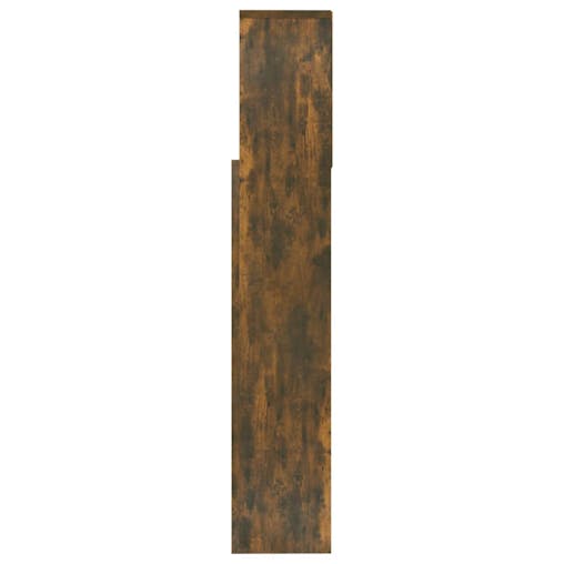 NNEVL Headboard Cabinet Smoked Oak 160x19x103.5 cm