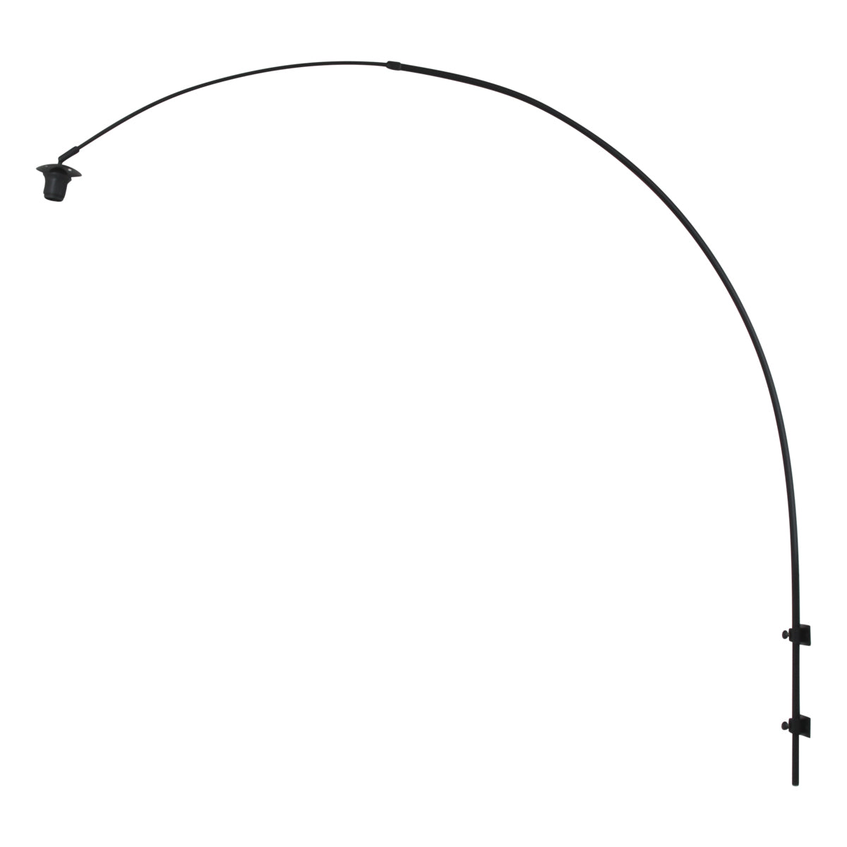 Steinhauer - Tamara - wandlamp armatuur - zwart