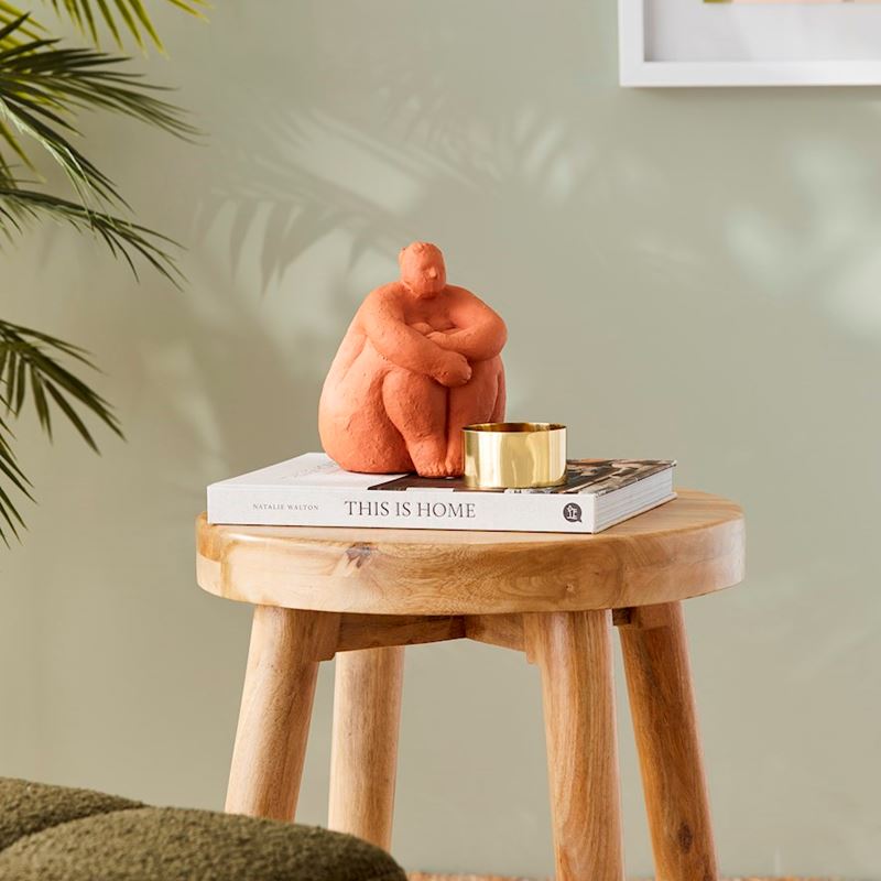 Romulus Terracotta Sitting Statue