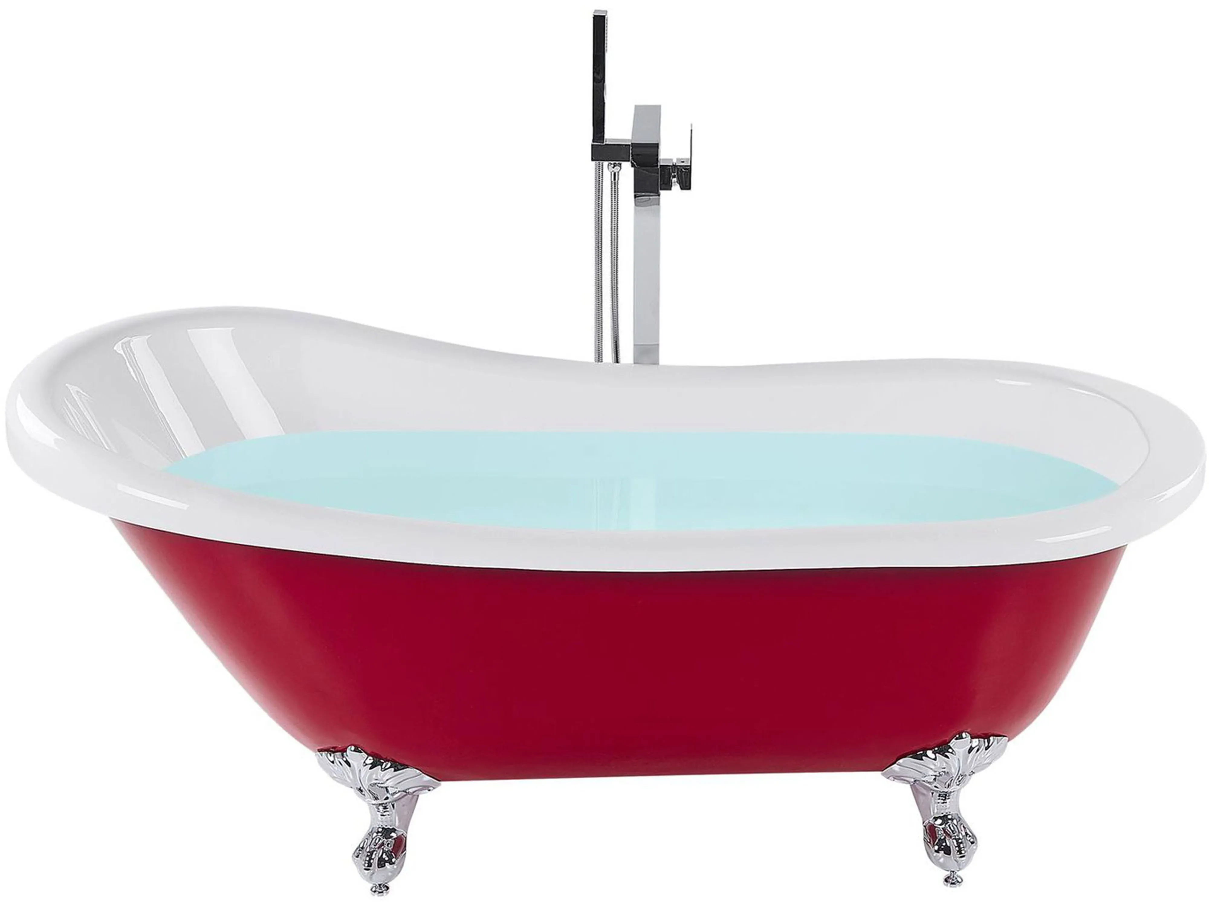 Freestanding Bathtub CAYMAN 1530 x 770 mm Red