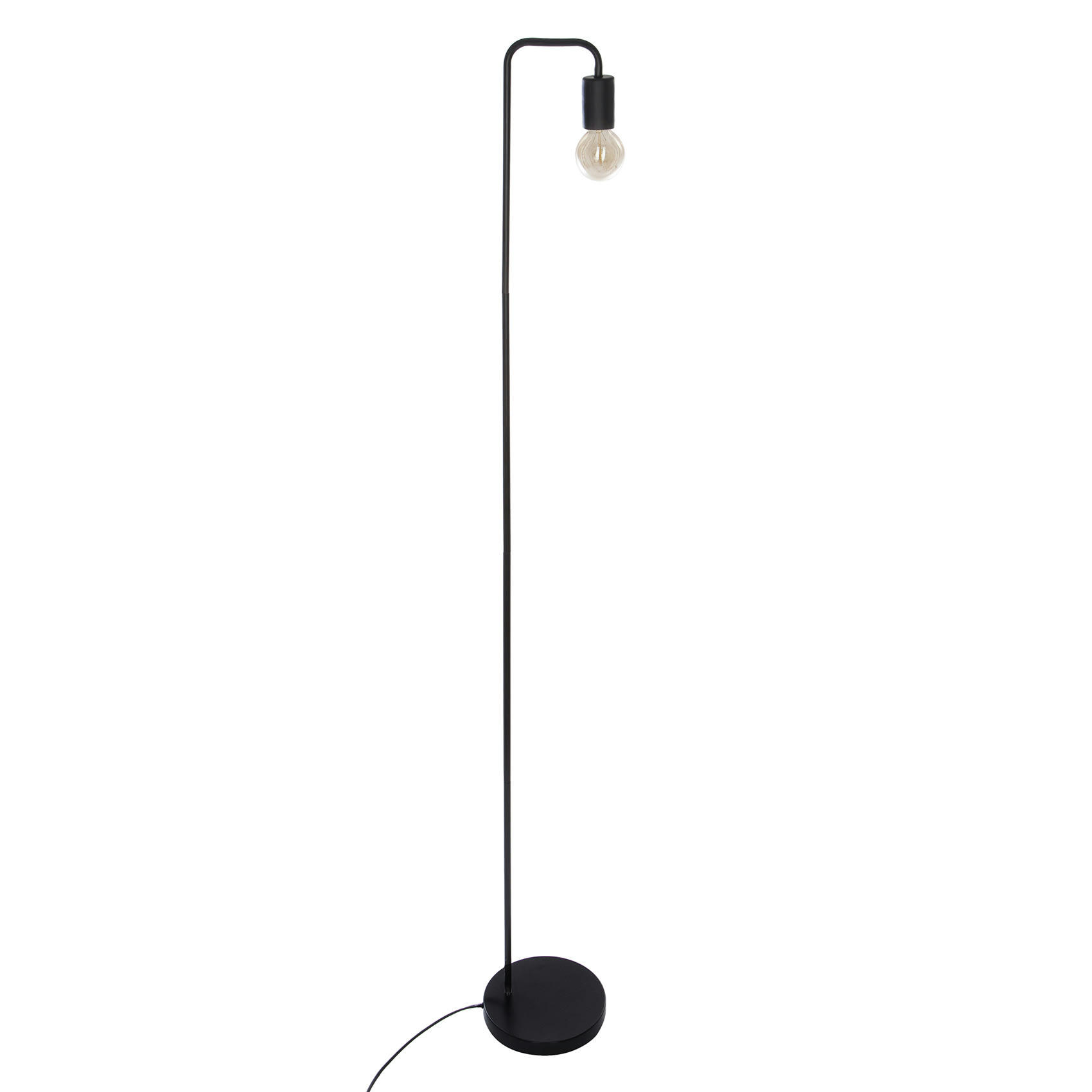 KELI - Lampadaire métal noir H150cm