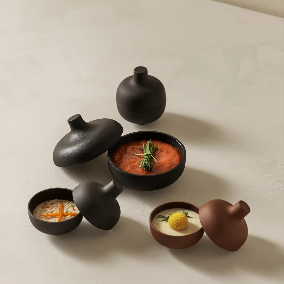 Design House Stockholm - Sand Secrets Schale mit Deckel