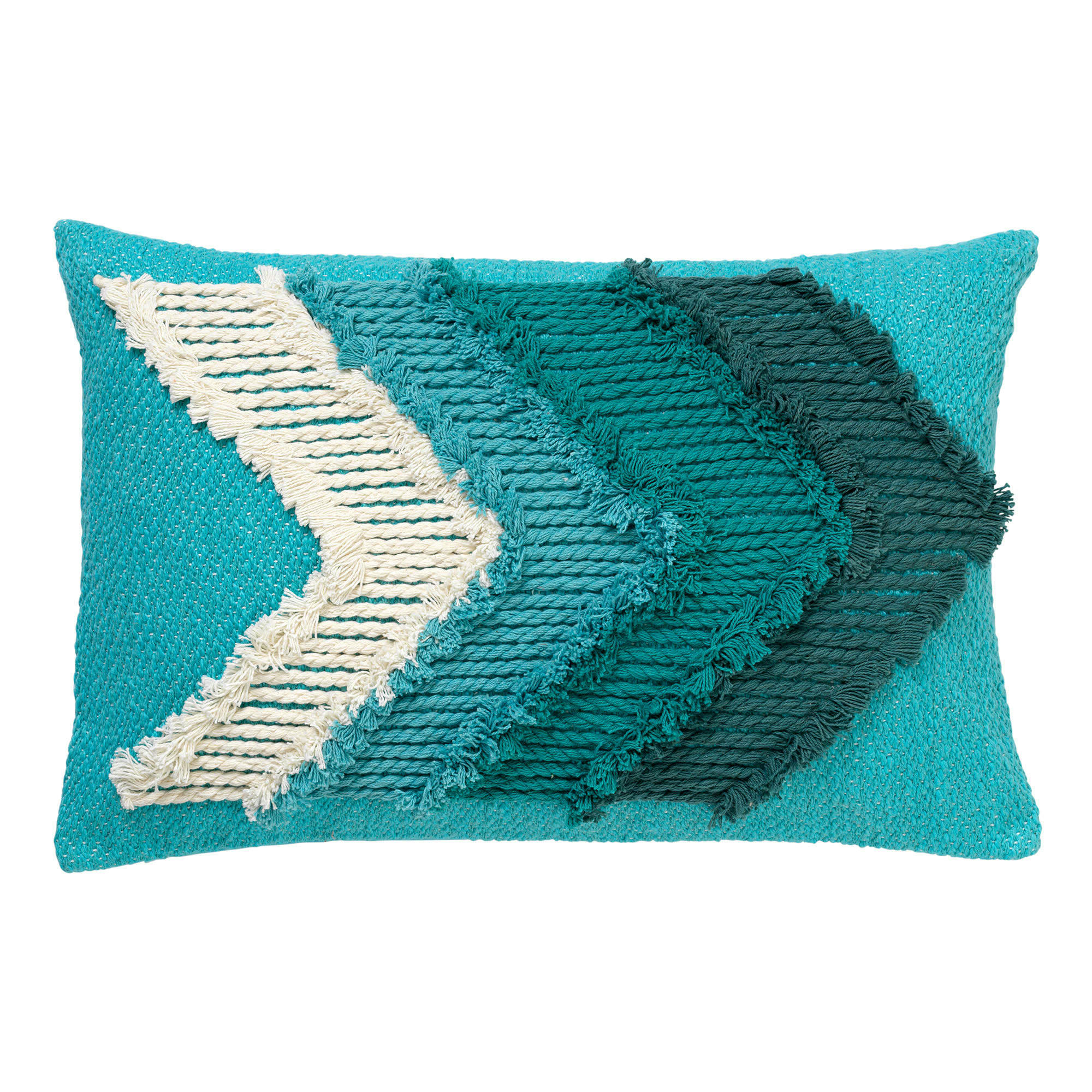 ARROW - Coussin - bleu en coton 40x60 cm avec motif