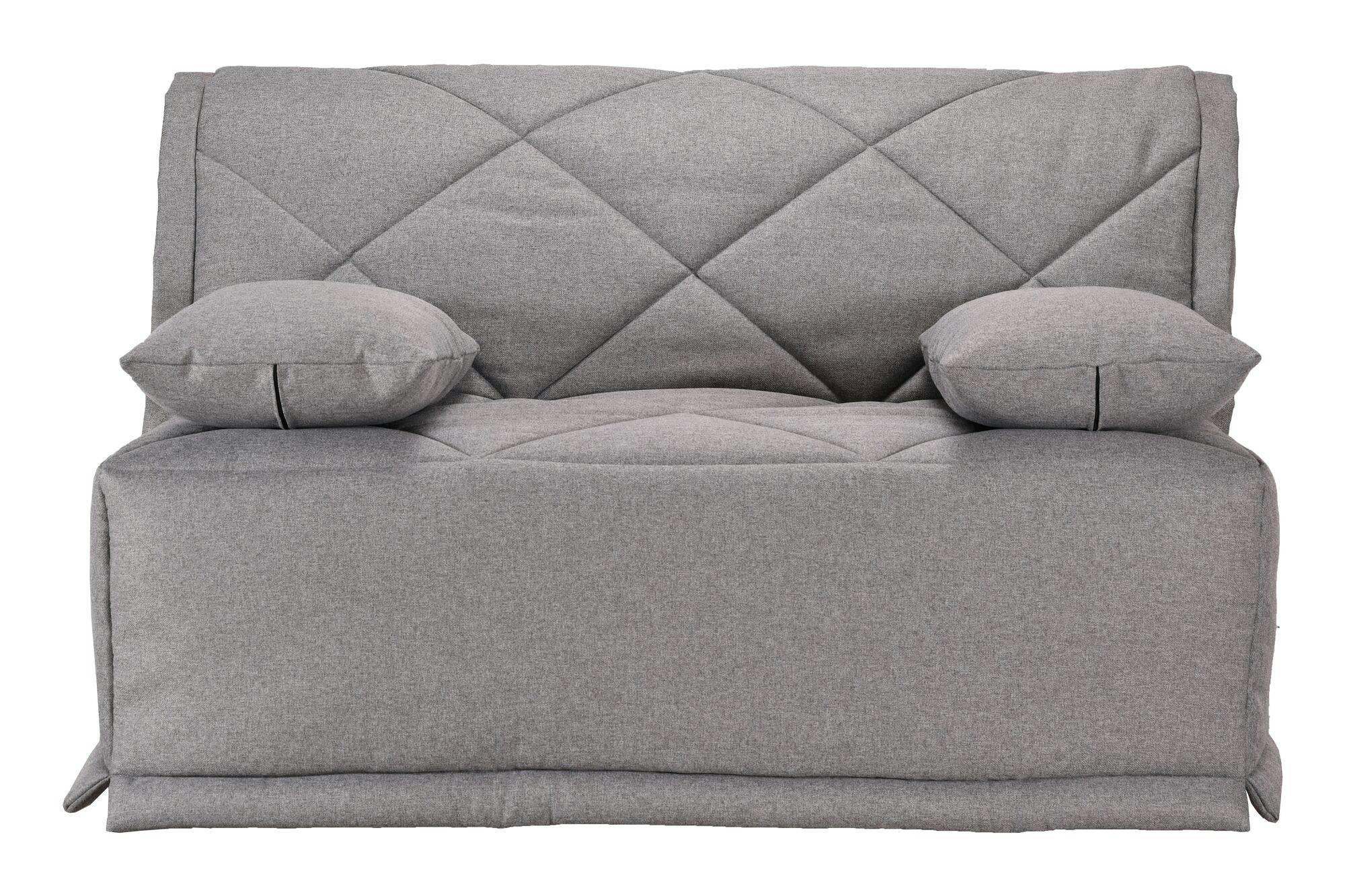 GINA - Banquette BZ avec matelas de 15 cm gris clair