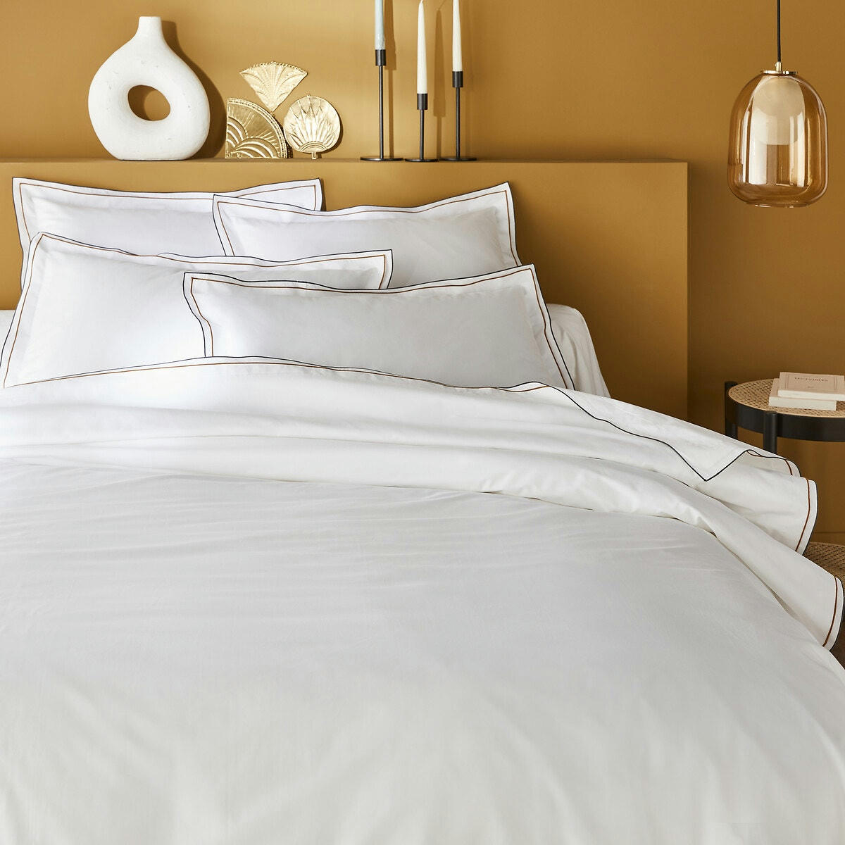 Housse de couette percale coton égyptien, Camila