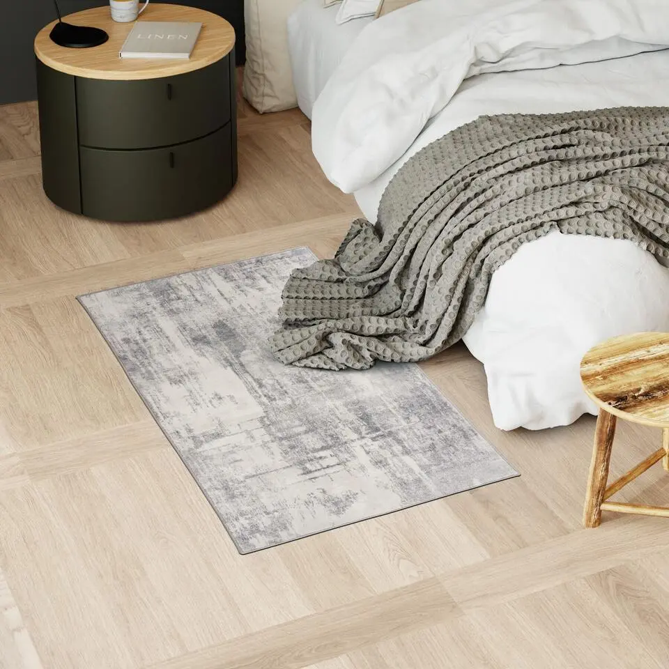 tectake Vintage design tapijt - vloerkleed - 60cm x 110cm - beige/grijs