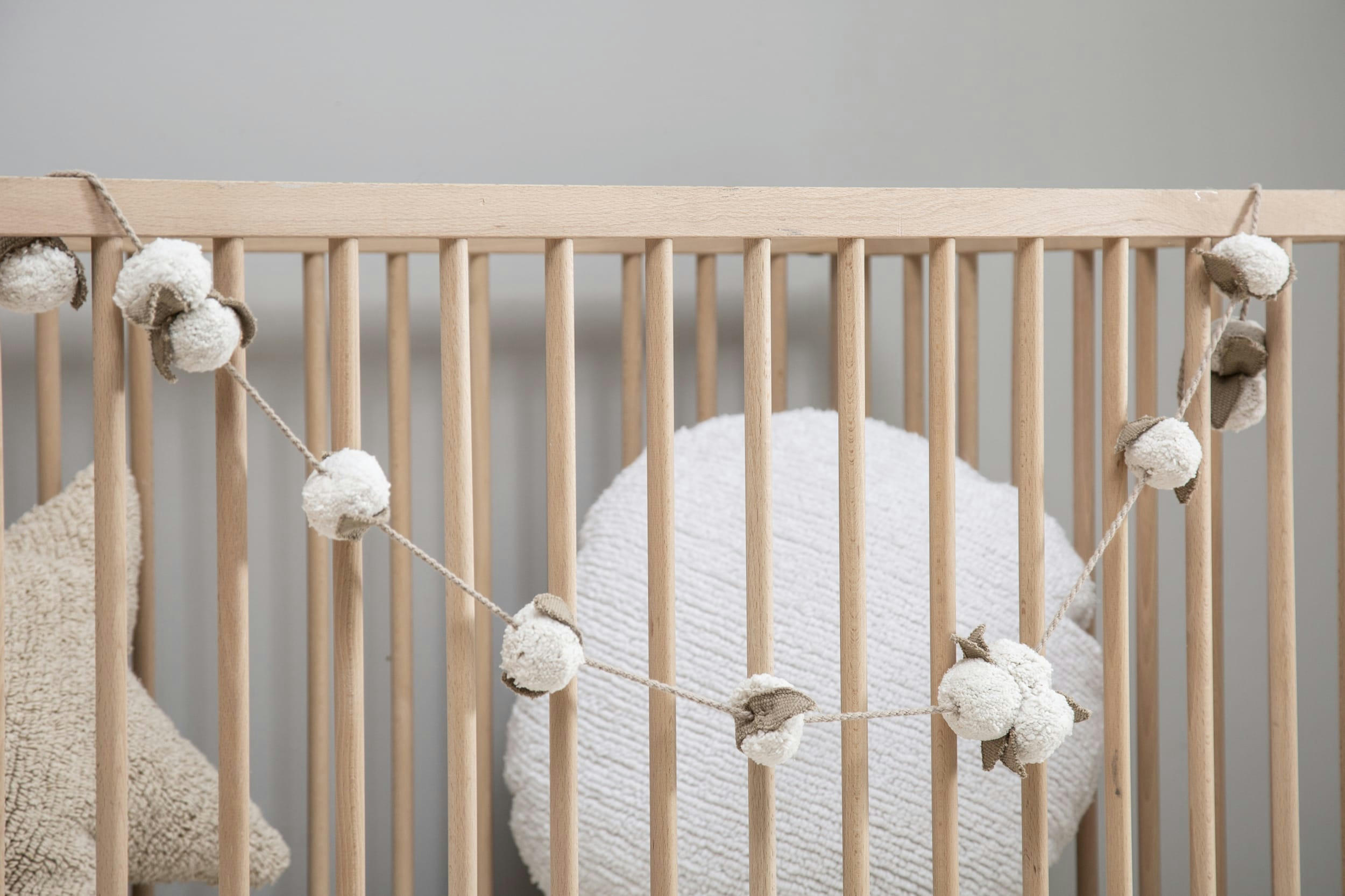 TRIBUTE TO COTTON - Guirlande coton blanc 150