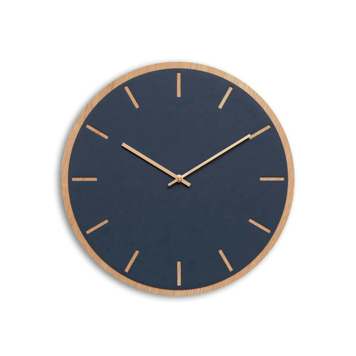 - Horloge murale en linoléum bleu D38cm