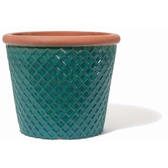 Pflanzgefäß »Barn«, ØxH: 25 x 21 cm, grün