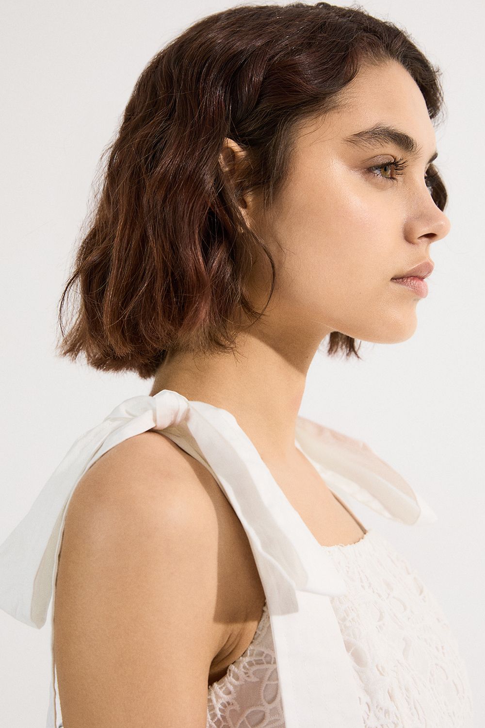 KarenMillen Cutwork Embroidery Woven Midi Prom Dress
