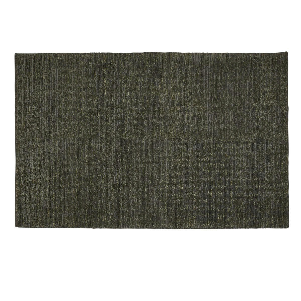 BORI - Tapis laine de Nouvelle-Zélande gris 170 x 120 cm