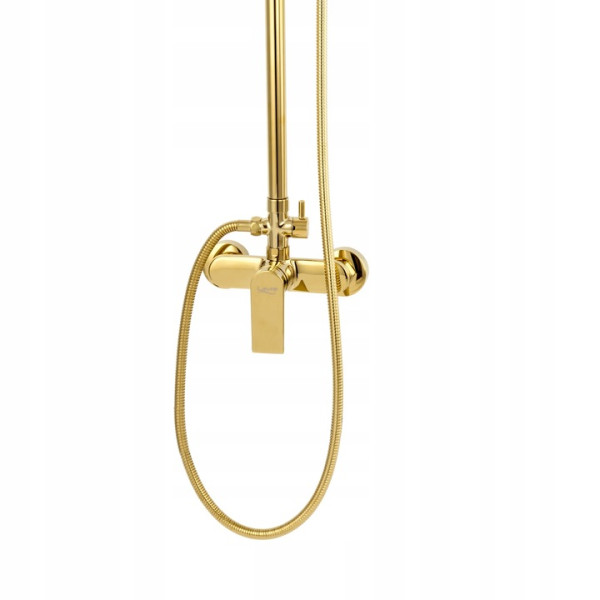 Rossa gold zestaw natryskowy prysznicowy