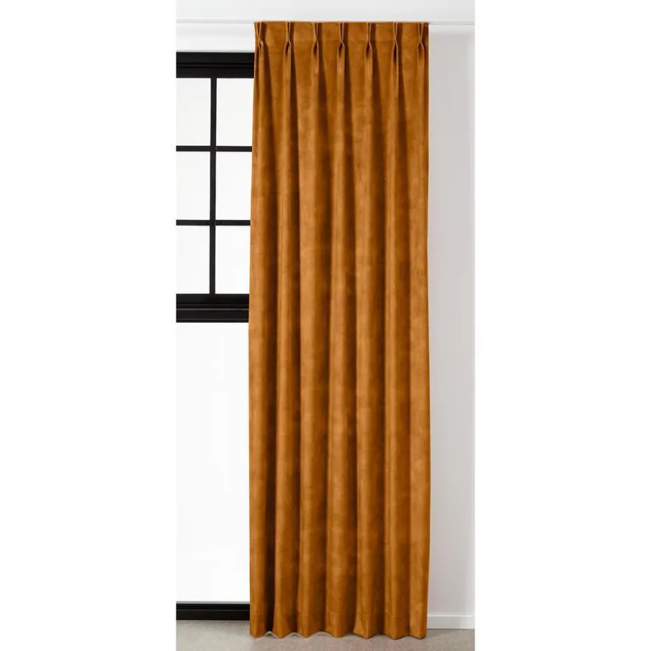 Kwantum Vouwgordijnen | Isolerende Gordijnen | Gordijn Rosy  Oker