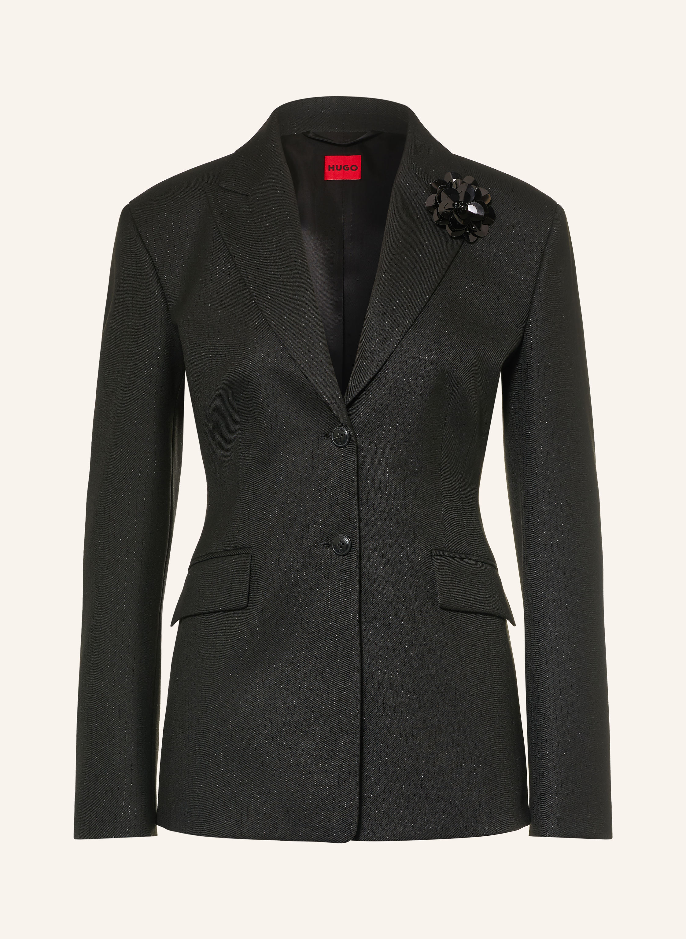 HUGO Blazer ASMALLA mit Glitzergarn