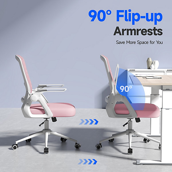 Fauteuil de Bureau, Chaise Ergonomique, pivotant, réglable en Hauteur