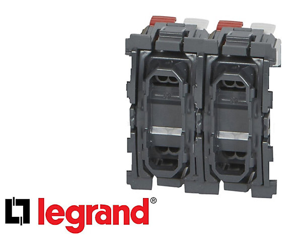 Mécanisme poussoir double blanc Legrand Céliane™