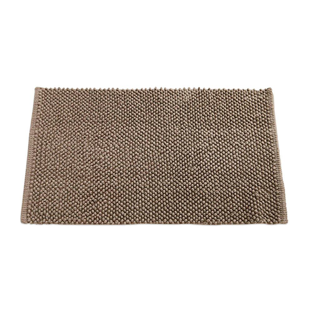 POLYESTER - Carpette de bain mastic 50x80cm