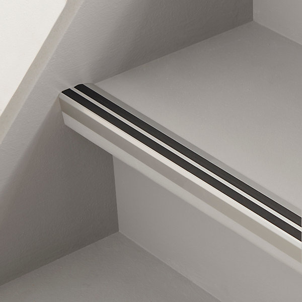 Nez de marche en aluminium décor métal GoodHome 40 x 20 x 900 mm