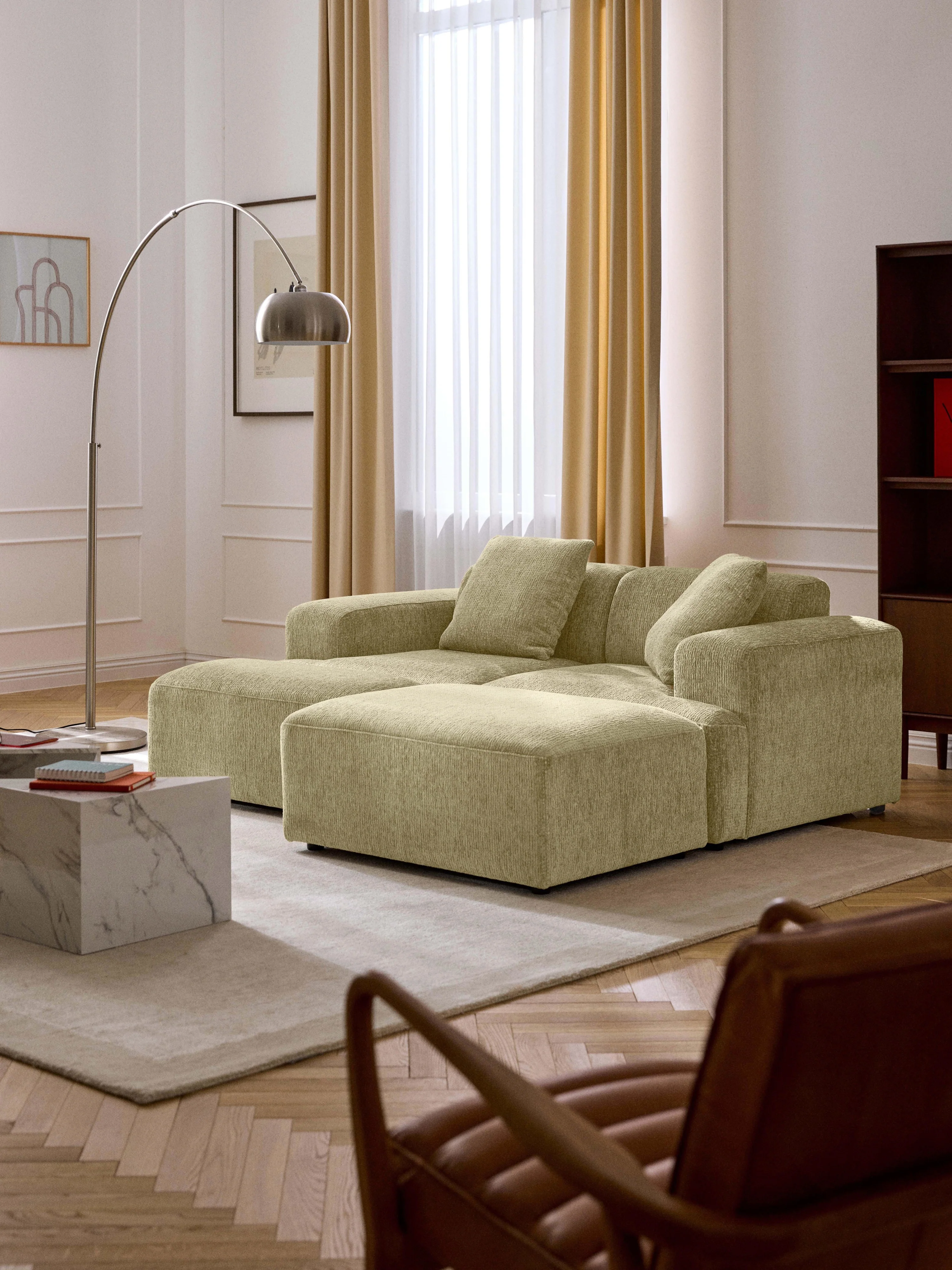 Sofa-Hocker Melva, B 99 x T 42 cm