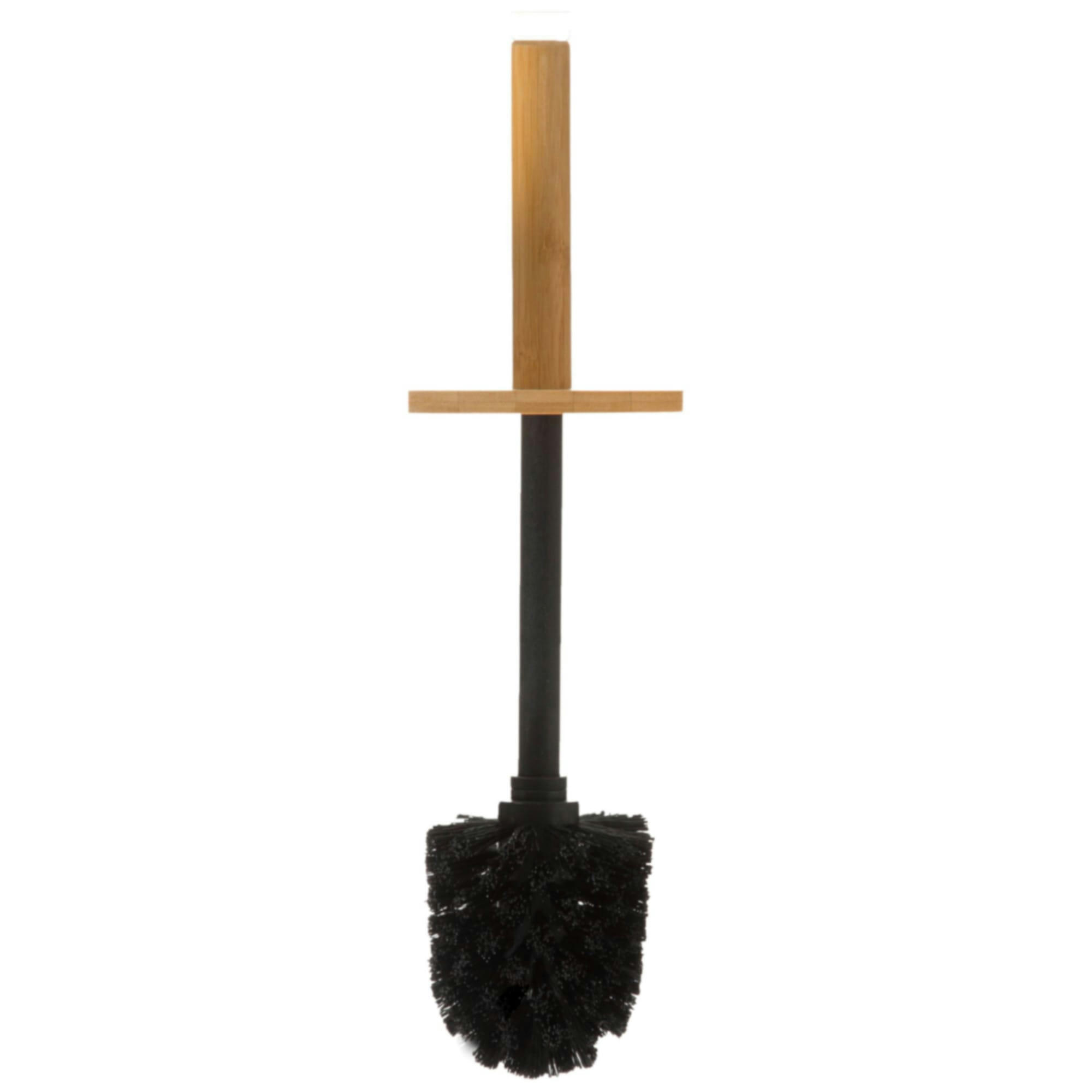 - Brosse WC carrée bambou - 10x10x37cm