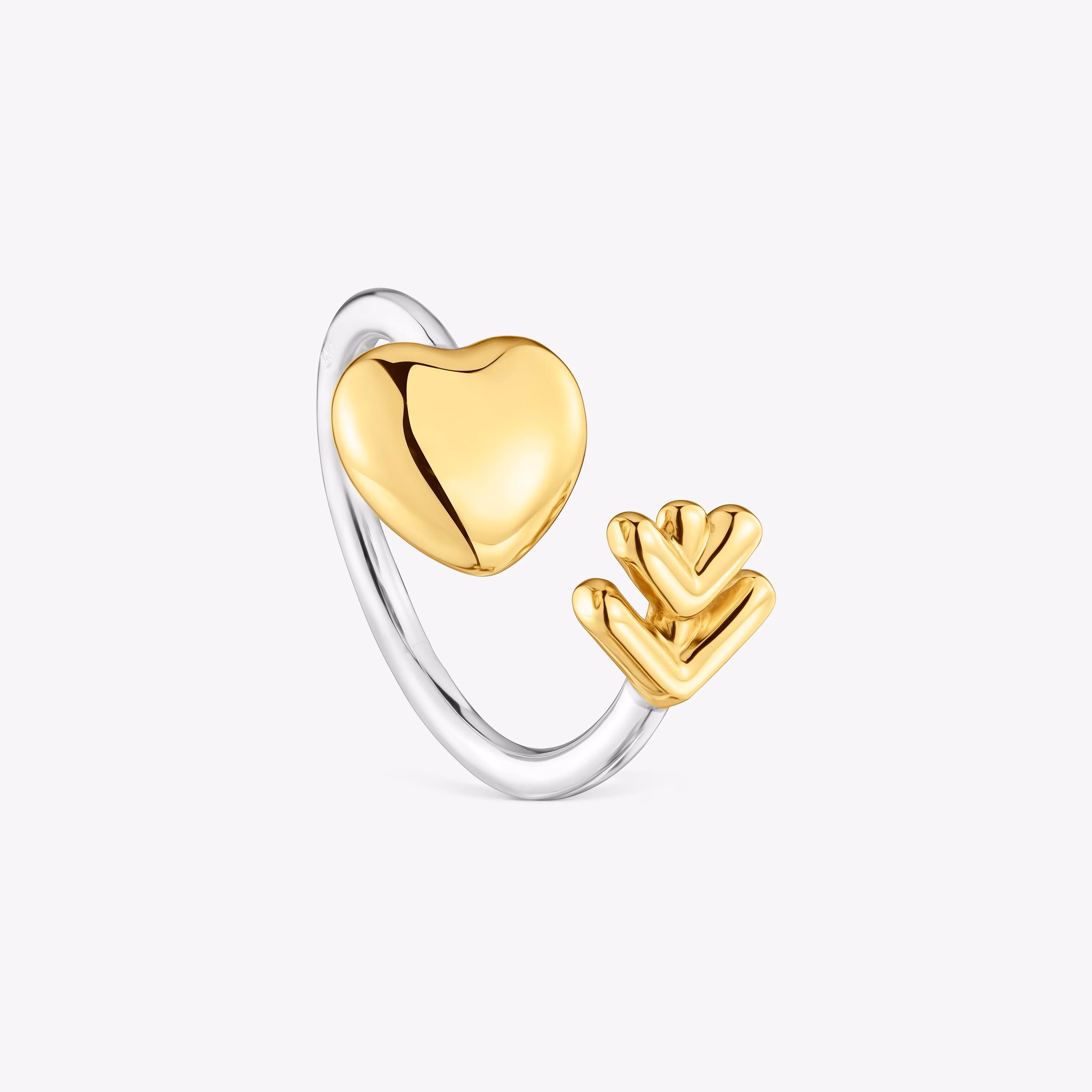 Anillo abierto bicolor TOUS Flechazo